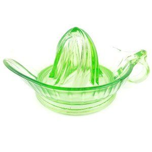 Vintage Heavy Glass Juicer